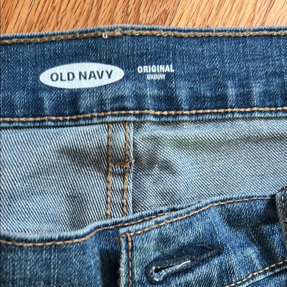 Old Navy Blue Skinny Jeans with Classic Stitching